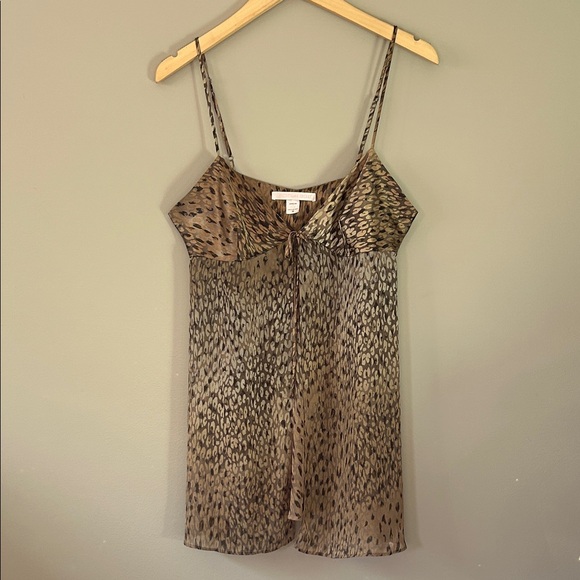 Victoria's Secret Other - Victoria’s Secret Babydoll Slip Dress Going Out Top Leopard Animal Print Size M